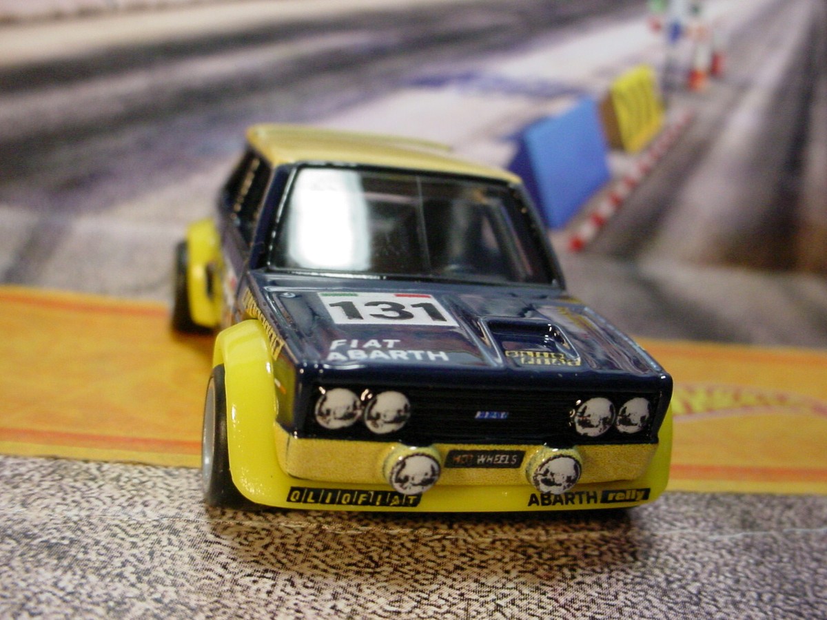 Hot Wheels FIAT 131 ABARTH ☆ Team Transport☆blue/yellow