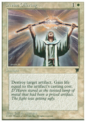 Magic the Gathering MTG Divine Offering (6) Chronicles   LP