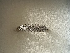 9 ct YELLOW GOLD DIAMOND Ring J 1/2 - K 