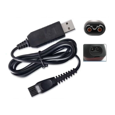 USB to DC 15V Charger Cable Power Adapter for QP6510 QP6520 QP6530 etc Shaver