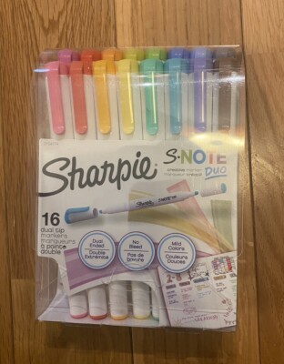 Sharpie S-Note Duo Dual-Ended Creative Assorted Colors, Fine