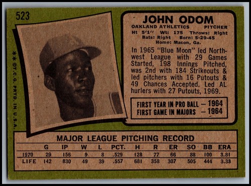 1971 Topps Baseball Cards 264-523 - You Pick - aaalvins - Picture 247 of 249