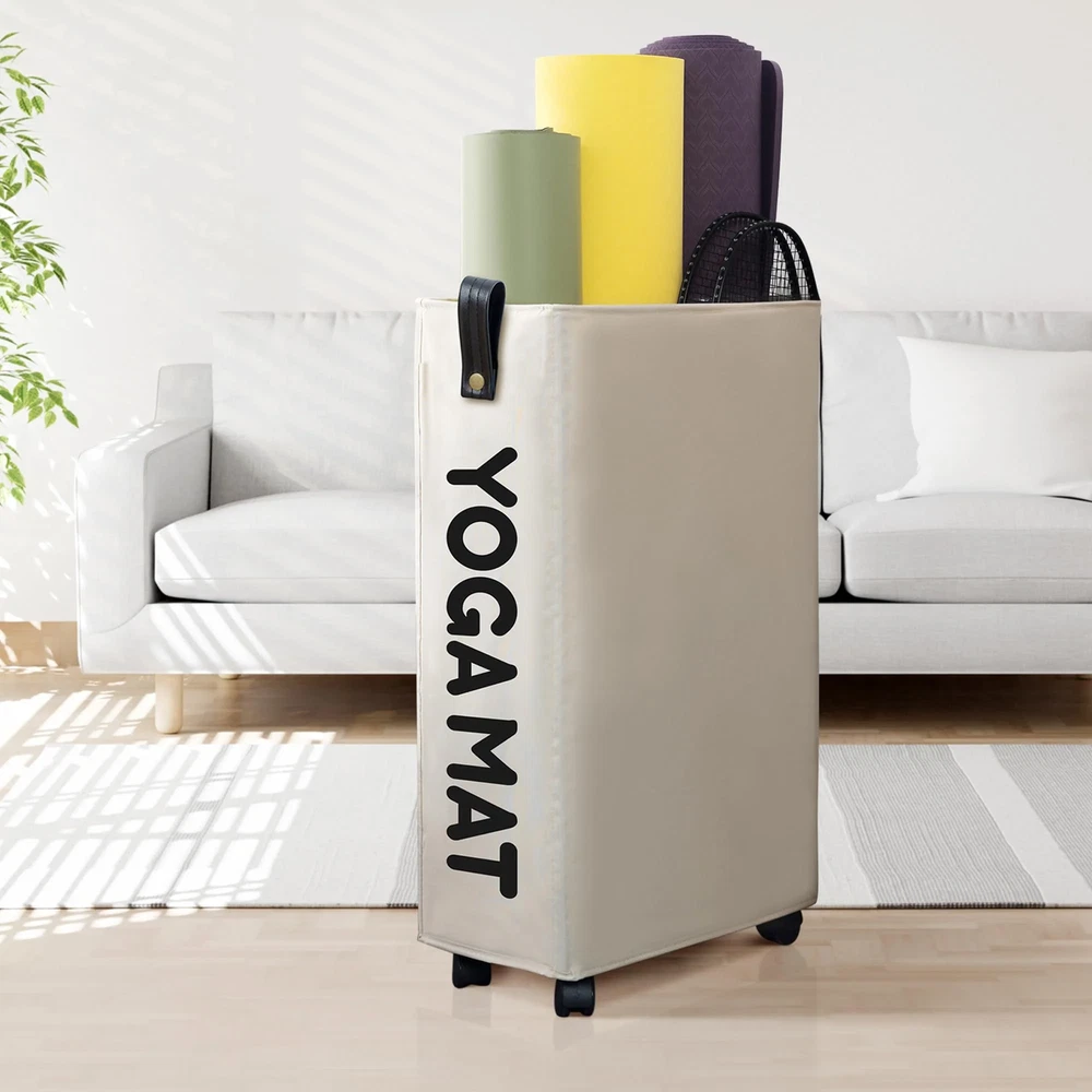 22-Inch Large Yoga Mat Storage Rack for Home Gym Equipment Organization