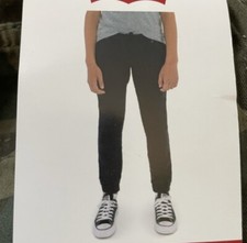 Levi's Boys Size 14 Jogger Green Camo Pants Elastic Waistband Pull On 27x29 Slim