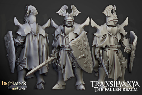 Vampire Neophytes, Undead, Tabletop RPG DnD Fantasy Vampire Knight Miniature - Picture 4 of 12
