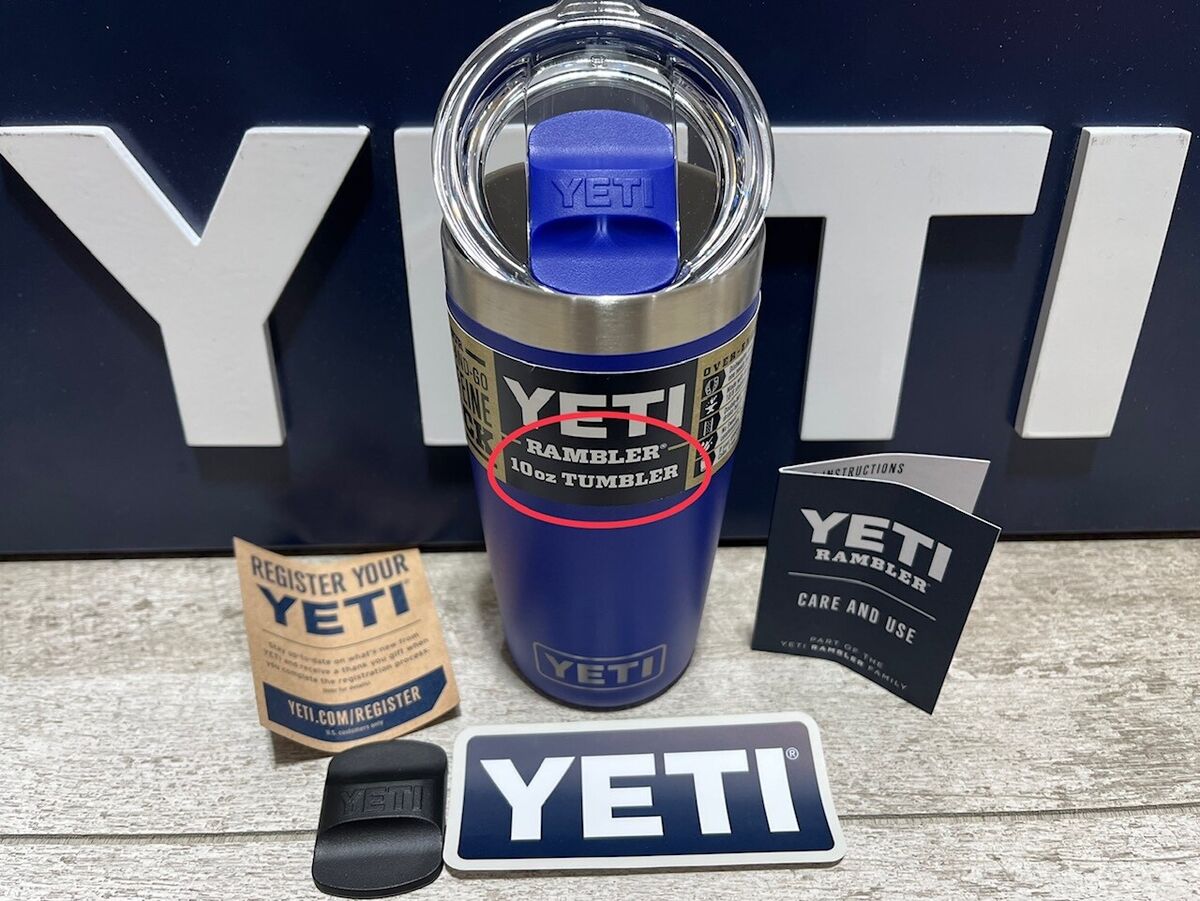 YETI Rambler 10oz Tumbler * OFFSHORE BLUE! * w/MATCHING YETI Rambler 10oz Tumbler * OFFSHORE BLUE! * w/MATCHING