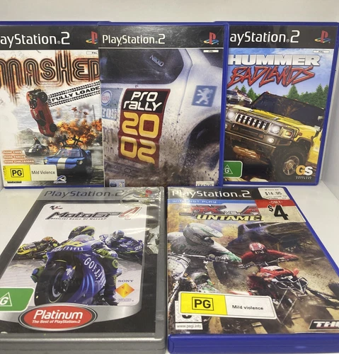 Sony PlayStation 2 PS2 Mashed Fully Loaded + More - Racing Bundle X 5  PAL