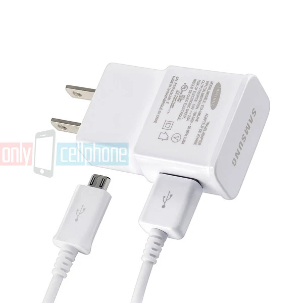 NEW Original Samsung Wall Home Charger Rapid 2A 5FT Data Cable for Galaxy S4 S3 - Image 4 of 4