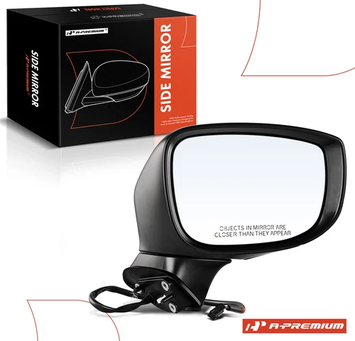 A-Premium White Right Manual Folding Mirror w/ 9-pin for Mazda CX-5 2017-2022