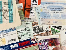 Final Match Tickets from Various Tournaments