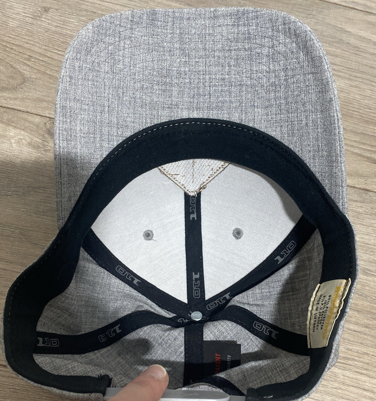 Browning Slug Solid Baseball Cap Gray Snap Back C… - image 6