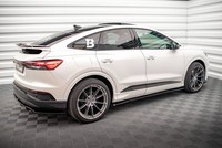 Seitenschweller Ansatz FüR Audi Q4 E-Tron Sportback Mk1 Schweller Schwarz