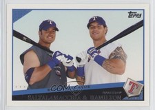 2009 Topps Classic Combos Checklist Jarrod Saltalamacchia Josh Hamilton #201 2u3