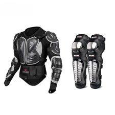 Full Body Motorcycle Armor Motocross Back Shoulder Chest Racing Protective Gear