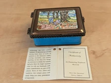 Kelvin Chen Enamel Box-Vincent Van Gogh Motif–#117 Signed & Numbered–2000 w/ COA