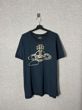Vivienne Westwood Anglomania Orb Print Big Logo Tee Men's Size XL T-Shirt
