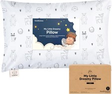 Toddler Pillow with Pillowcase, Jumbo 14X20 - Soft Organic Cotton Toddler