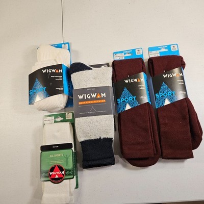 Lot of 5 pairs of Wigwam Socks Men Heavy, Sport Brand new