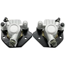 M MATI Front Left Right Brake Calipers  Pads for Kawasaki Bayou 300 2x4 KLF30...