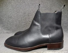 Rodd & Gunn Farmlands Chelsea Boots Mens Size 9 US Black Leather Dress Shoes