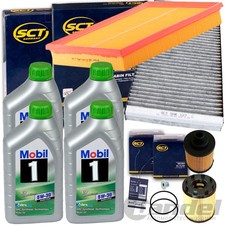 FILTERSET SATZ+MOBIL 1 5W30 ÖL passend für OPEL COMBO CORSA C TIGRA TWIN TOP