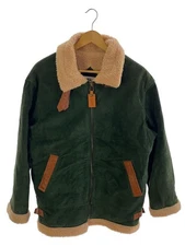 Suntory Leather Jacket Blouson/L/Leather/Grn/Inner Boa 3712