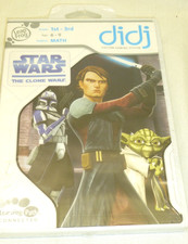 NEW LEAPFROG DIDJ GAMING SYSTEM STAR WARS THE CLONE WARS Grade 1-3 Age 6-9 MATH