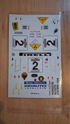 decals 1/18 Porsche 911 Gt2 Ffsa 2 - Photo 1/2