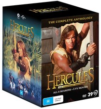 HERCULES - THE COMPLETE ANTHOLOGY ALL 6 SEASONS  5 MOVIES  39DVD 