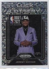 2022-23 Panini Prizm Luck of the Lottery Fast Break Prizm Jeremy Sochan #4 03w4