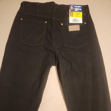 Wrangler Women's Cowboy Cut Slim Fit Tapered Leg Jeans Black 9x34