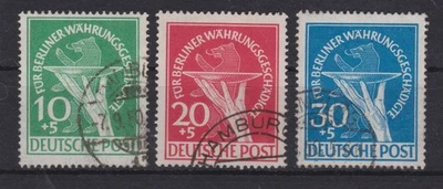 Berlin Nr. 68-70 gestempelt, tief-geprüft BPP Schlegel, Stempel West - Bild 1 von 2