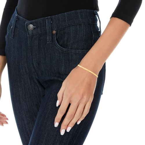 Floreo 14k Gelbgold 3mm Massiv Fischgrät Kette Halskette und Armband Set - Bild 2 von 8