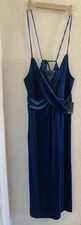 NWT Eloquii Women’s Size 16 1x Plus Size Evening Gown Cocktail Party Cobalt Blue