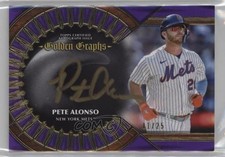 2023 Topps Five Star Golden Graphs Purple 11/25 Pete Alonso #GG-PA Auto 0l2