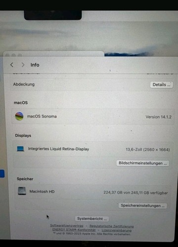 Apple MacBook Air 13,6 M2 2022 Batterie 100% - Photo 4/10