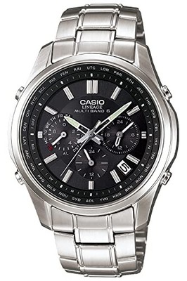 Casio Lineage LIW-M610D-1AJF Solar Funk Herrenuhr schwarzes Zifferblatt Edels...