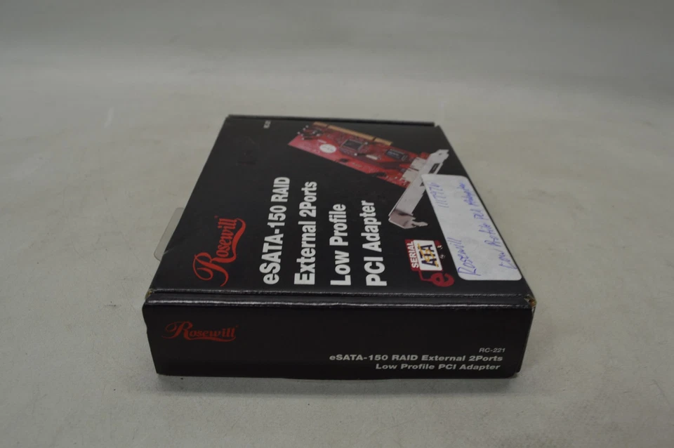 Rosewill eSATA-150 RAID External 2Ports Low Profile PCI Adapter *New Unused* - Image 2 of 4