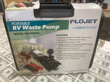 FloJet RV Camper Motorhome Portable Waste Water Pump Kit 18555-000A