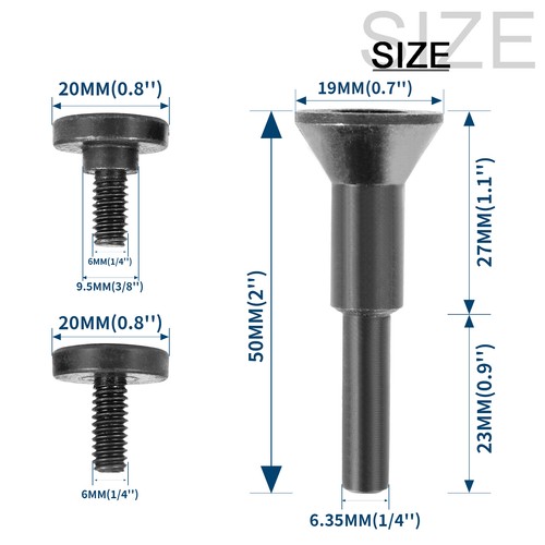 12Pcs 75mm Metal Cut Off Wheel Disc With 1/4'' Mandrel Kit For Die Grinder Tool - Picture 3 of 8