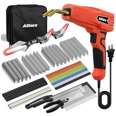Compact and Powerful 100W Plastic Welder with 800 Staples for DIY Projects