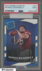 2017 Donruss #327 Patrick Mahomes II Kansas City Chiefs RC Rookie PSA 9 MINT