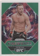 2021 Panini Prizm UFC Fireworks Green Prizm Petr Yan #3 6h5