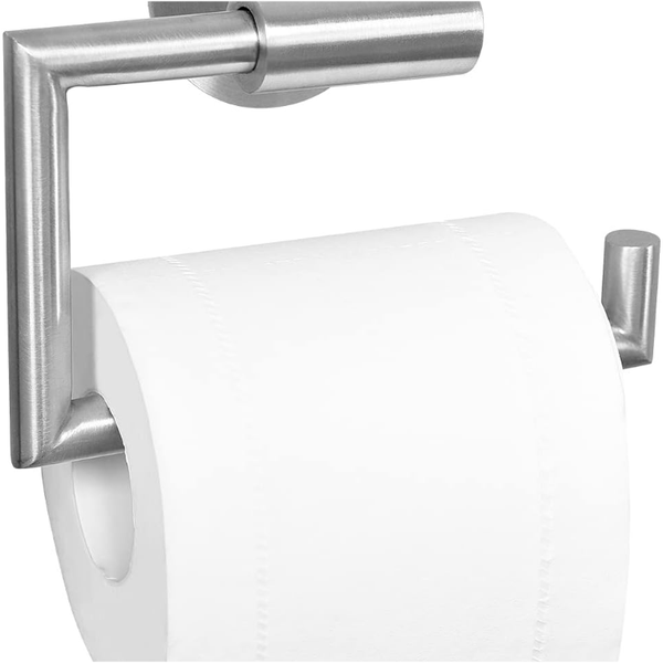 Dailyart Toilettenpapierhalter Edelstahl Klorollenhalter Ohne Bohren Silber-image