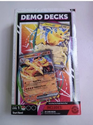 Pokemon TCG Demo Deck Pikachu EX & Charizard EX Factory Sealed