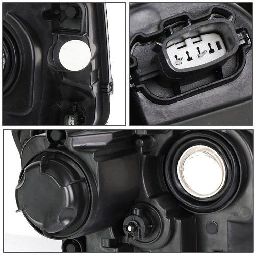 FOR 2014-2016 JEEP GRAND CHEROKEE WK2 PAIR PROJECTOR HEADLIGHT/LAMP CHROME/CLEAR - Picture 5 of 7