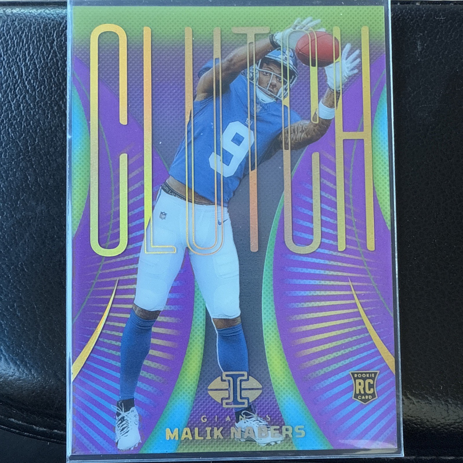 Malik Nabers Panini Illusions Clutch #2 Purple