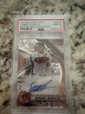 2024 Bowman's Best - Best of 2024 Autographs Samuel Basallo #B24-SB (AU, RC)