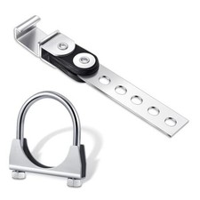 2 Pcs Swivel Style Exhaust Hangers Heavy Duty Muffler Hanger Universal 3 Inch