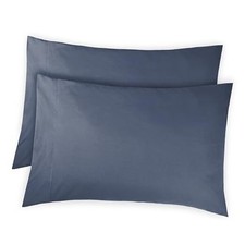 King Size Pillow Cases Set of 2, 2-Piece King 20 in x 40 in 07 - Dark Blue